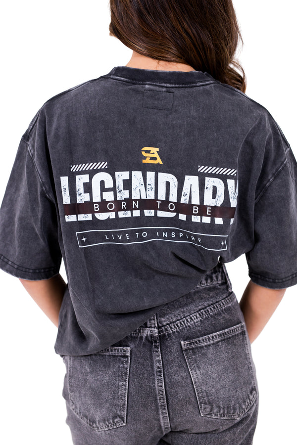 Kobe - Storm Grey Oversized T-Shirt