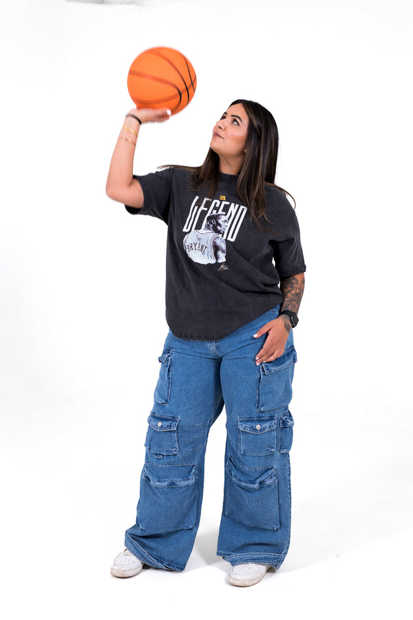 Kobe - Storm Grey Oversized T-Shirt