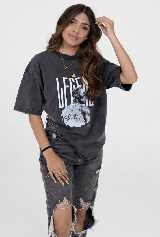 Kobe - Storm Grey Oversized T-Shirt