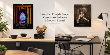 How Can Punjabi Singer Canvas Art Enhance a Modern Room?