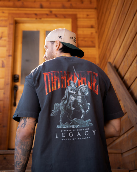 Maharaje T-shirt with hand-painted Sikh warrior on horseback