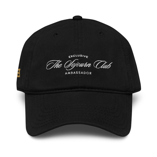 Sojourn Ambassador washed baseball cap in black